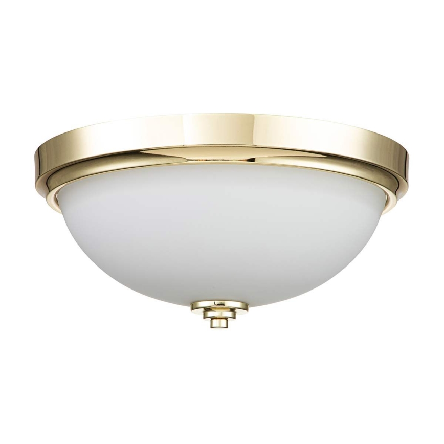 Feiss - Lampa sufitowa do łazienki MALIBU 2xE27/60W/230V IP44 złota