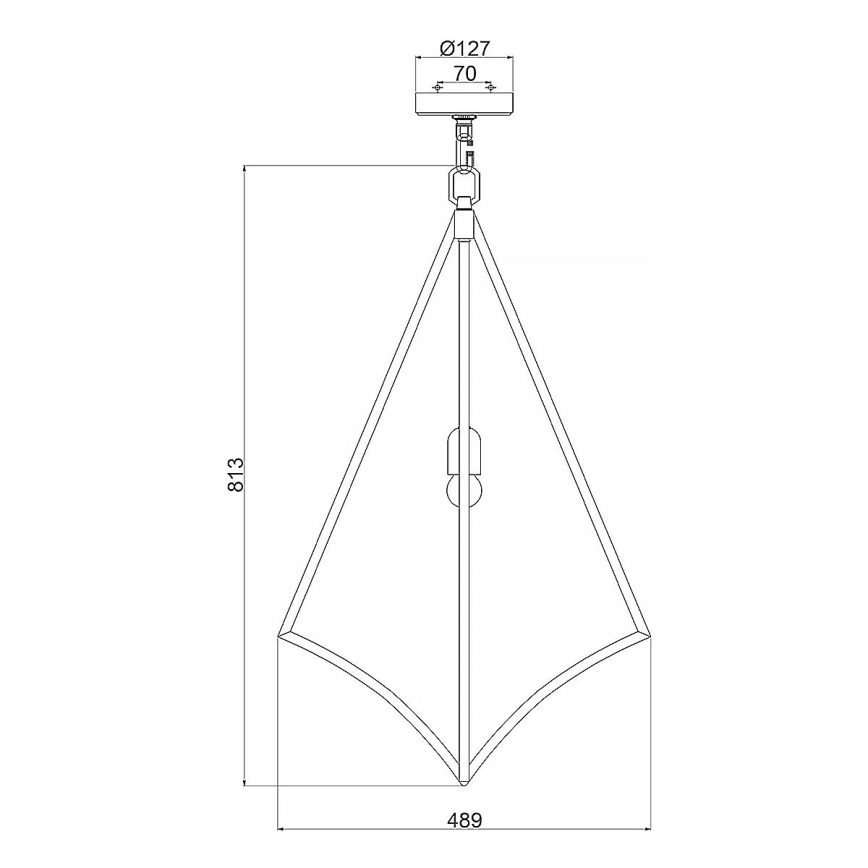 Feiss - Żyrandol na łańcuchu NICO 1xE27/60W/230V