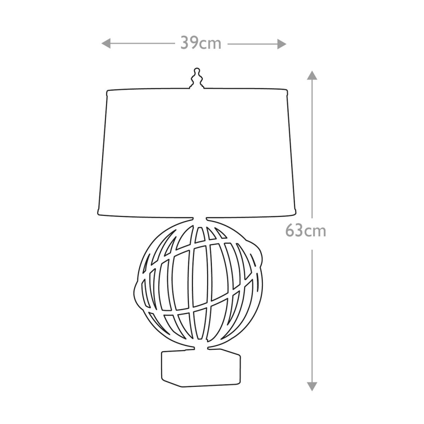 Feiss - Lampa stołowa SPENCER 1xE27/60W/230V