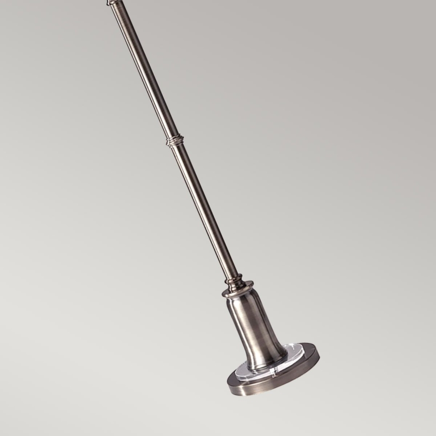 Feiss - Lampa podłogowa STATEROOM 2xE27/60W/230V srebrny
