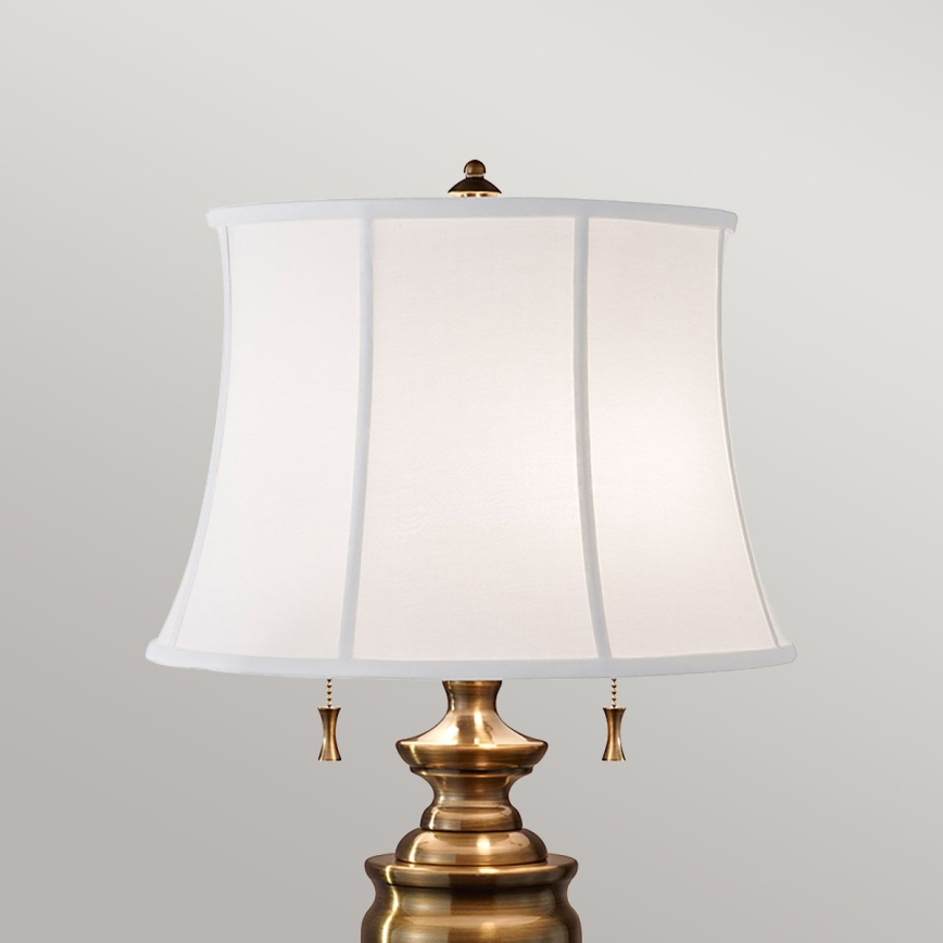 Feiss - Lampa stołowa STATEROOM 2xE27/60W/230V mosiądz