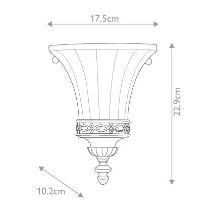 Feiss - Kinkiet DRAWING ROOM 1xE14/60W/230V