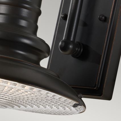 Feiss - Kinkiet zewnętrzny REDDING STATION 1xE27/100W/230V IP44 czarny