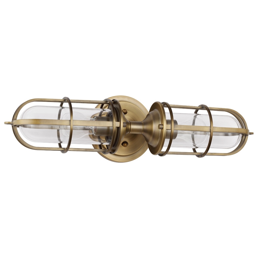 Feiss - Kinkiet zewnętrzny URBAN 2xE27/60W/230V IP44 brąz