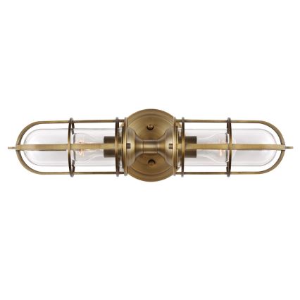 Feiss - Kinkiet zewnętrzny URBAN 2xE27/60W/230V IP44 brąz