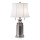 Feiss - Lampa stołowa STATEROOM 2xE27/60W/230V srebrna
