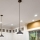 Feiss - Lampa wisząca na lince BESO 1xE27/60W/230V śr. 25,4 cm czarna/miedziana