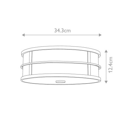 Feiss - Plafon FUSION 3xE27/60W/230V