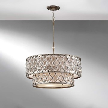 Feiss - Żyrandol na drążku LUCIA 6xE27/60W/230V