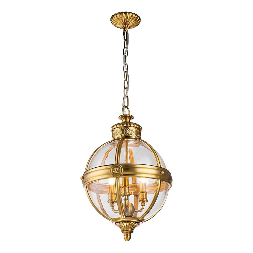 Feiss - Żyrandol na łańcuchu ADAMS 3xE14/60W/230V złoty