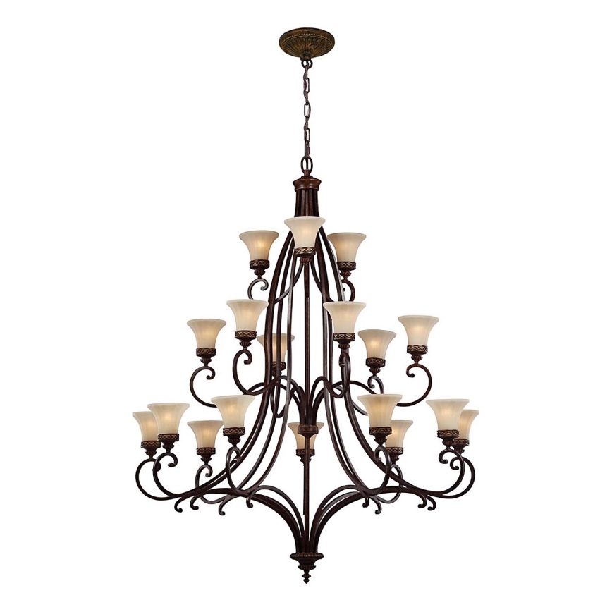 Feiss - Żyrandol na łańcuchu DRAWING ROOM 18xE27/60W/230V