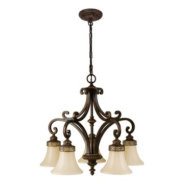 Feiss - Żyrandol na łańcuchu DRAWING ROOM 5xE27/60W/230V