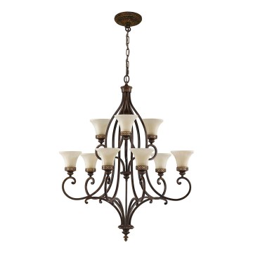 Feiss - Żyrandol na łańcuchu DRAWING ROOM 9xE27/60W/230V