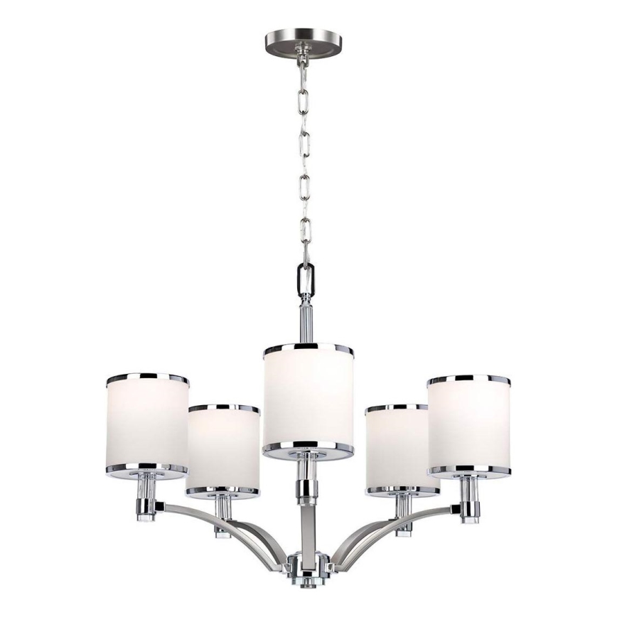 Feiss - Żyrandol na łańcuchu PROSPECT PARK 5xE27/60W/230V