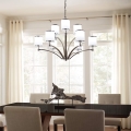 Feiss - Żyrandol na łańcuchu PROSPECT PARK 9xE27/60W/230V