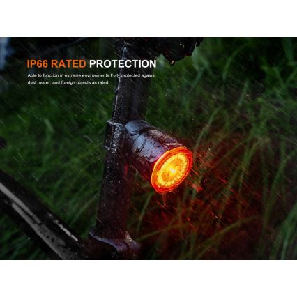 Fenix BC06R - LED Ściemniane akumulatorowe światło do roweru LED/USB IP66 90 błyszcz. 24,5 h 560 mAh