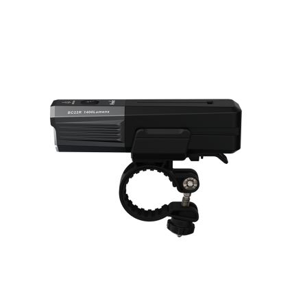 Fenix BC22R - Ładowalna, ściemnialna lampka rowerowa LED/USB 3400 mAh IP66 1400 lm 41 h czarna