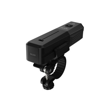 Fenix BC22R - Ładowalna, ściemnialna lampka rowerowa LED/USB 3400 mAh IP66 1400 lm 41 h czarna
