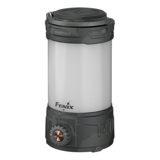 Fenix CL26RPROCAM - LED Ściemnialna przenośna akumulatorowa lampa LED/USB IP66 650 błyszcz. 408 h 5000 mAh szary