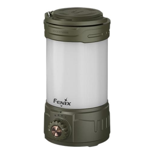 Fenix CL26RPROOLI - LED Ściemnialna przenośna akumulatorowa lampa LED/USB IP66 650 błyszcz. 408 h 5000 mAh zielony