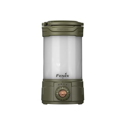 Fenix CL26RPROOLI - LED Ściemnialna przenośna akumulatorowa lampa LED/USB IP66 650 błyszcz. 408 h 5000 mAh zielony