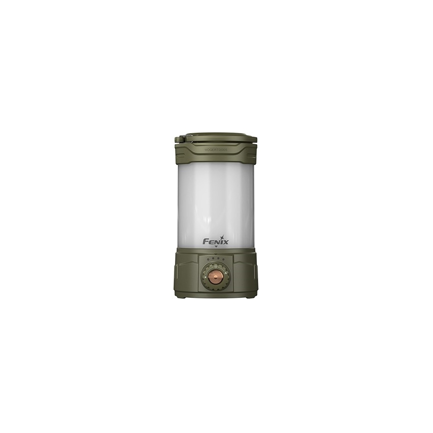 Fenix CL26RPROOLI - LED Ściemnialna przenośna akumulatorowa lampa LED/USB IP66 650 błyszcz. 408 h 5000 mAh zielony