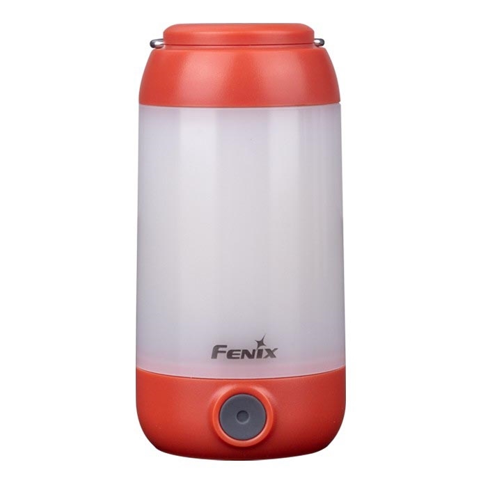 Fenix CL26RRED - LED Ściemnialna przenośna akumulatorowa lampa LED/USB/2xCR123A IP66 400 błyszcz. 400 h 2600 mAh pomarańczowy