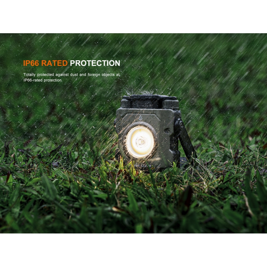Fenix CL27RGRE - LED Ściemnialna lampa akumulatorowa LED/USB IP66 1600 lm 285 h