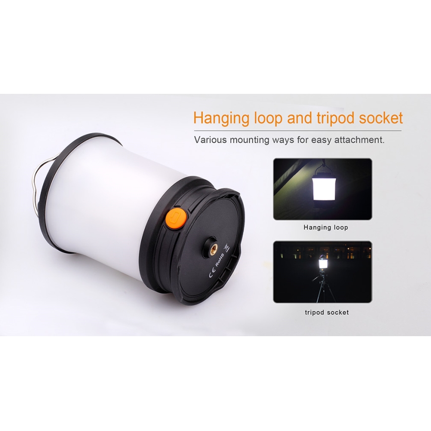 Fenix CL30R - Przenośna lampa akumulatorowa LED LED/USB/6xCR123A IPX7 650 lm 300 h 2600 mAh