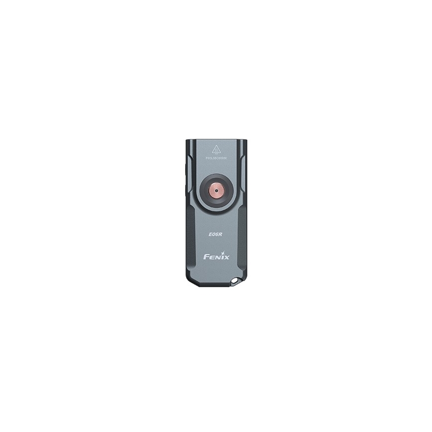 Fenix E06RGRY - LED Ściemnialna akumulatorowa latarka UV LED/USB IP66 700 błyszcz. 60 h 750 mAh szary