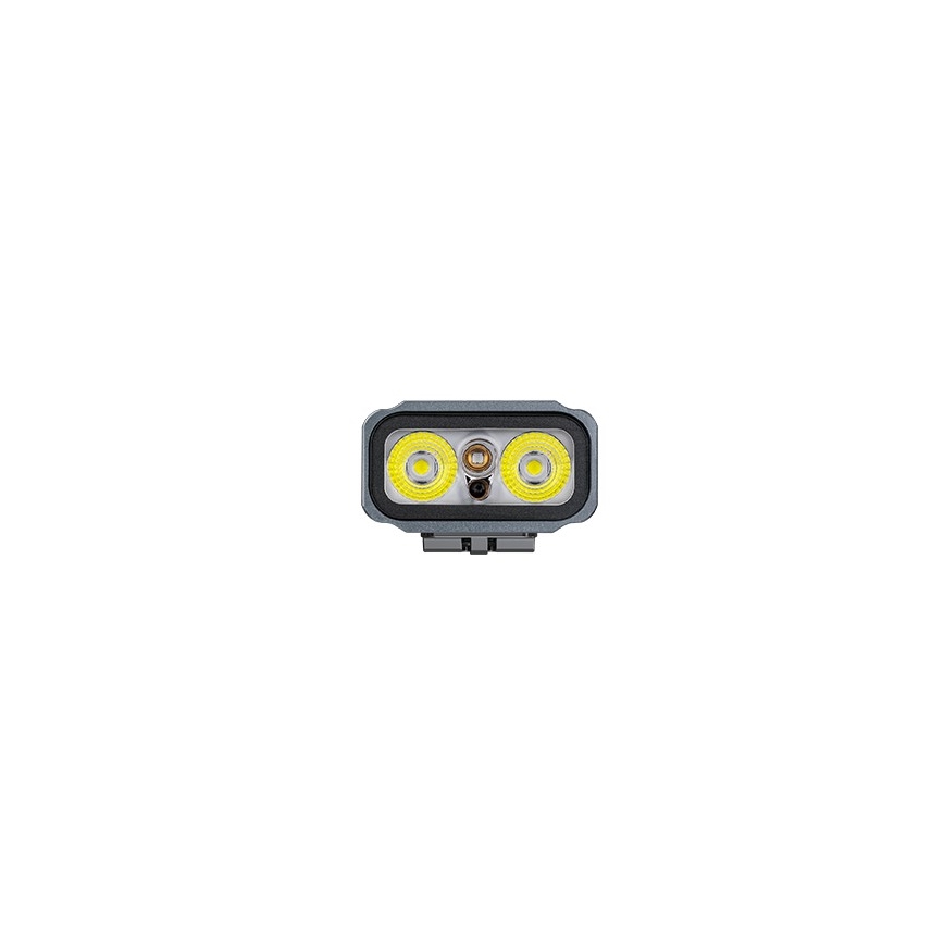 Fenix E06RGRY - LED Ściemnialna akumulatorowa latarka UV LED/USB IP66 700 błyszcz. 60 h 750 mAh szary
