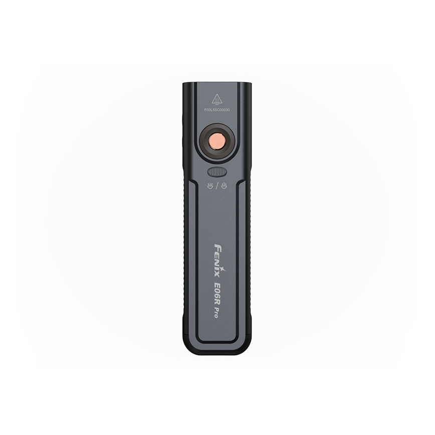 Fenix E06RPROEUBLC - ściemnialna ładowalna latarka LED/USB 1650 mAh IP66 1600 lm 111 h czarna