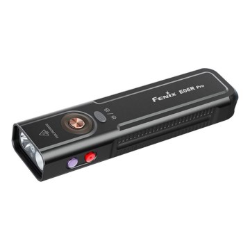 Fenix E06RPROEUBLC - ściemnialna ładowalna latarka LED/USB 1650 mAh IP66 1600 lm 111 h czarna