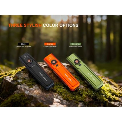 Fenix E06RPROEUOLI - LED ściemnialna latarka ładowalna LED/USB 1650 mAh IP66 1600 lm 111 h zielona