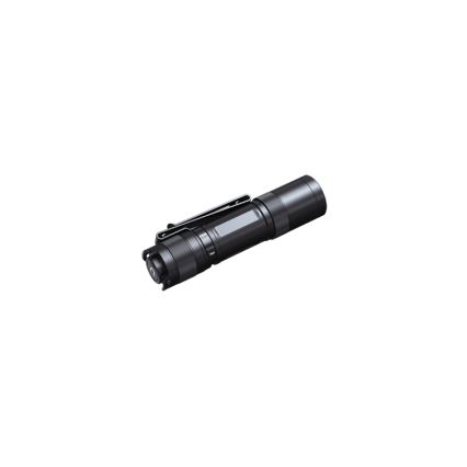 Fenix E12V30 - ładowalna latarka LED z regulacją jasności, 1×AA (2000 mAh), IP68, 200 lm, do 100 h, czarna