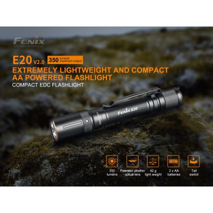 Fenix E20V20 - LED Latarka LED/2xAA IP68