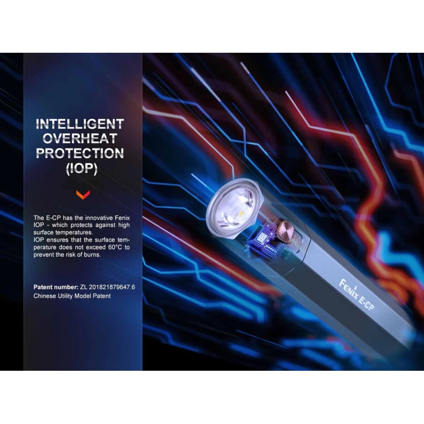 Fenix ECPBLCK - LED Latarka akumulatorowa z power bankiem USB IP68 1600 błyszcz. 504 h 5000 mAh czarny