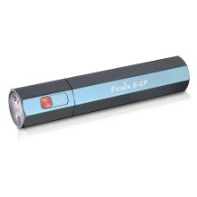 Fenix ECPBLUE - LED Ładowalna latarka z powerbankiem USB IP68 1600 lm 504 h niebieska