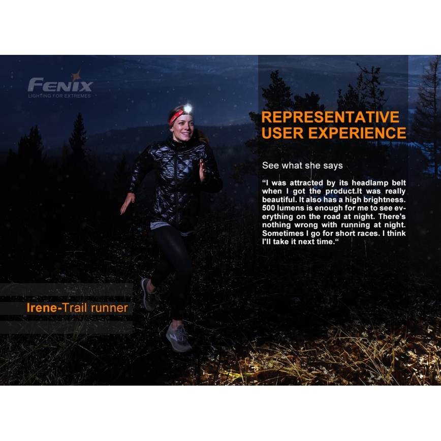 Fenix HL18RTRAIL - LED Czołówka akumulatorowa LED/3xAAA IP66