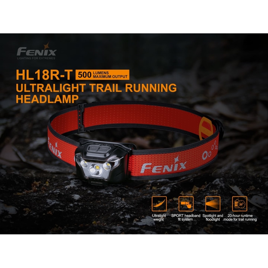 Fenix HL18RTRAIL - LED Czołówka akumulatorowa LED/3xAAA IP66