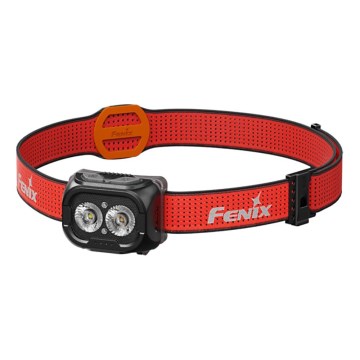 Fenix HL18RTV20BLC - LED Ściemnialna ładowalna czołówka LED/USB IP66 800 lm 160 h czarny/pomarańczowy