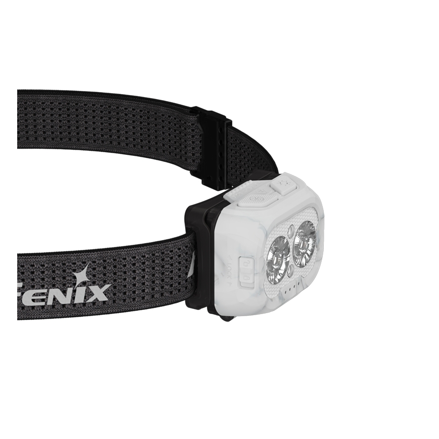 Fenix HL18RTV20WHT - LED Ściemnialna ładowalna czołówka LED/USB IP66 800 lm 160 h biały/czarny