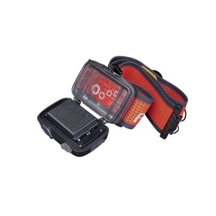 Fenix HL32RTBLCK - LED Czołówka akumulatorowa LED/USB/3xAAA IP66 800 błyszcz. 300 h 1900 mAh czarny/pomarańczowy