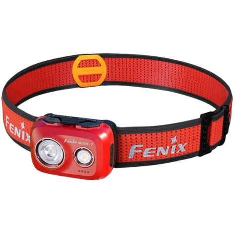 Fenix HL32RTRED - LED Czołówka akumulatorowa LED/USB IP66 800 lm 300 h czerwona/pomarańczowa