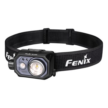 Fenix HL45R - LED Ściemnialna ładowalna czołówka z regulacją ostrości LED/USB IP66 1000 błyszcz. 240 h czarny