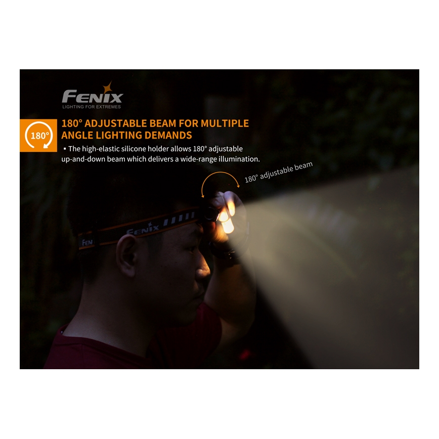 Fenix HM23 - LED Czołówka LED/1xAA IP68