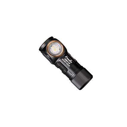 Fenix HM51RV30 - LED ściemnialna ładowalna czołówka LED/USB/1xCR123A 950 mAh IP68 860 lm 125 h pomarańczowa