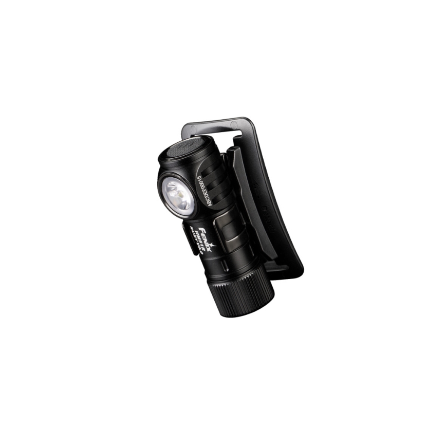 Fenix HM51RV3ABL - ładowalna czołówka LED z regulacją jasności/USB/1xCR123A 950 mAh IP68 860 lm 125 h czarna