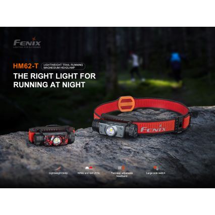 Fenix HM62TMGM - LED Ściemnialna czołówka akumulatorowa LED/USB IP68 1200 lm 280 h