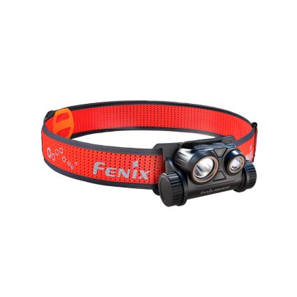 Fenix HM65RDTBLC - LED Czołówka akumulatorowa LED/USB IP68 1500 lm 300 h czarna/pomarańczowa